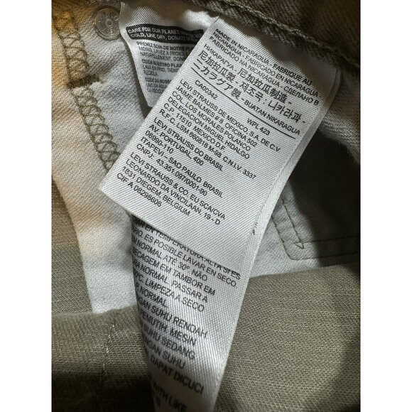 Levi's 505 Regular Fit Men's Size 40x32 Straight Khaki Pants - Picture 8 of 9